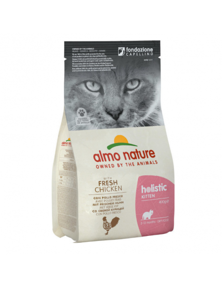 Almo Nature Holistic Dry Catfood Kitten Με Κοτόπουλο Και Ρύζι Almo Nature Holistic Dry Catfood Kitten Με Κοτόπουλο Και Ρύζι