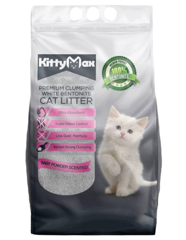 Kitty Max Άμμος Γάτας Με Άρωμα Baby Powder