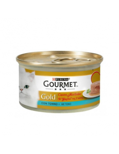 Purina Gourmet Gold "Η Καρδιά της Γεύσης" Κονσέρβα Γάτας Μους Με Τόνο 85gr Purina Gourmet Gold "Η Καρδιά της Γεύσης" Κονσέρβα Γάτας Μους Με Τόνο 85gr