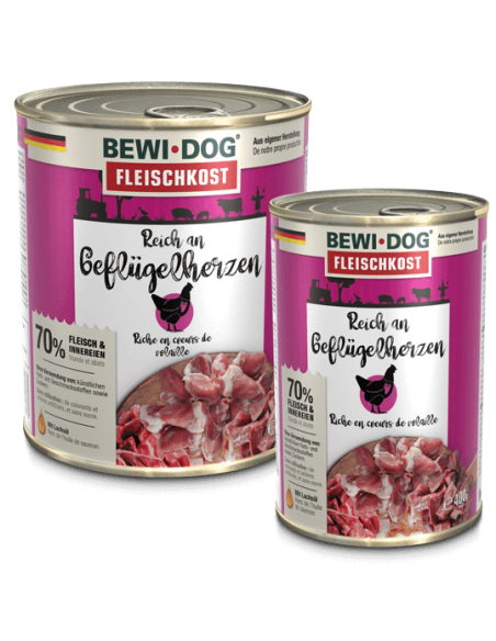 Bewi Dog Meat Selection Κονσέρβα Σκύλου Με Καρδιές Πουλερικών Bewi Dog Meat Selection Κονσέρβα Σκύλου Με Καρδιές Πουλερικών