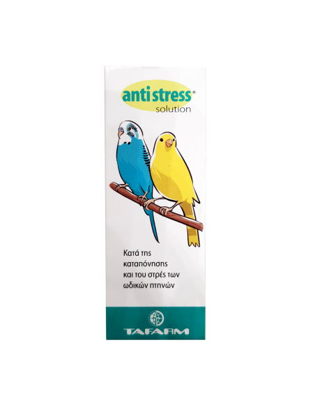 Tafarm Antistress Solution Υγρό Κατά Της Καταπόνησης Και Του Στρες Ωδικών Πτηνών 15ml Tafarm Antistress Solution Υγρό Κατά Της Καταπόνησης Και Του Στρες Ωδικών Πτηνών 15ml