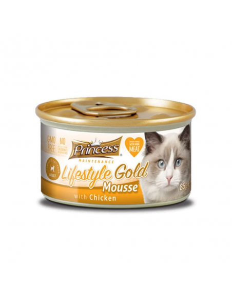 Princess Lifestyle Gold Adult Κονσέρβα Γάτας Με Κοτόπουλο 85gr Princess Lifestyle Gold Adult Κονσέρβα Γάτας Με Κοτόπουλο 85gr