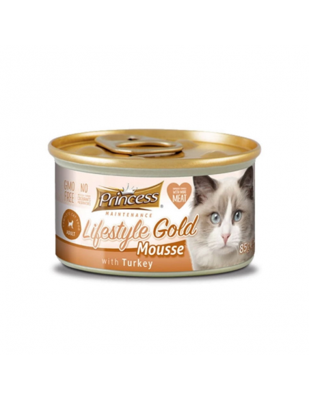 Princess Lifestyle Gold Adult Κονσέρβα Γάτας Με Γαλοπούλα 85gr Princess Lifestyle Gold Adult Κονσέρβα Γάτας Με Γαλοπούλα 85gr