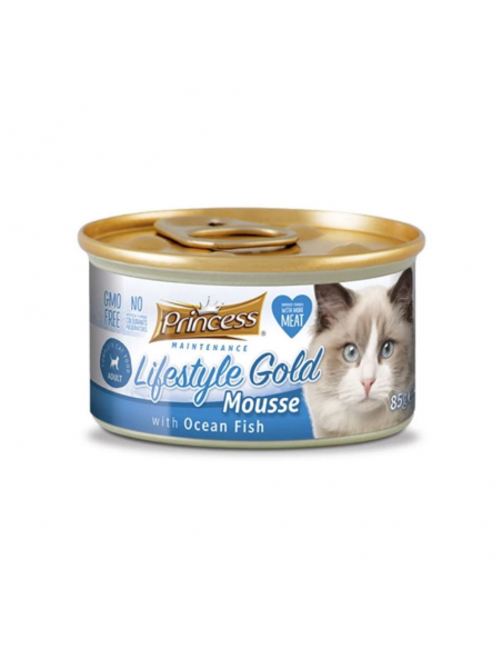 Princess Lifestyle Gold Adult Κονσέρβα Γάτας Με Ψάρια Ωκεανού 85gr Princess Lifestyle Gold Adult Κονσέρβα Γάτας Με Ψάρια Ωκεανού 85gr