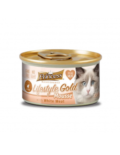 Princess Lifestyle Gold Kitten Κονσέρβα Για Γατάκια Με Άσπρο Κρέας 85gr