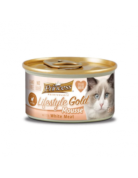 Princess Lifestyle Gold Kitten Κονσέρβα Για Γατάκια Με Άσπρο Κρέας 85gr Princess Lifestyle Gold Kitten Κονσέρβα Για Γατάκια Με Άσπρο Κρέας 85gr