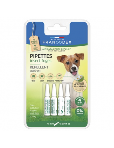 Francodex Repellent Spot-on Puppies-Small Dog Διάλυμα Για Παράσιτα 4x1ml