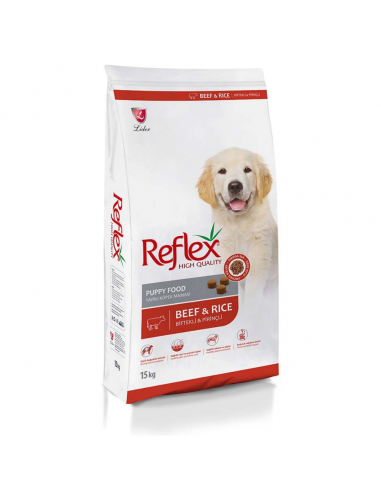 Reflex Puppy Beef Ξηρά Τροφή Για Κουτάβια Με Βοδινό 15kg