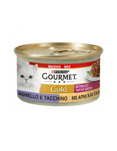 Purina Gourmet Gold "Ταρτάρ Διπλή Απόλαυση" Κονσέρβα Γάτας Με Αρνί Και Γαλοπούλα 85gr Purina Gourmet Gold "Ταρτάρ Διπλή Απόλαυση" Κονσέρβα Γάτας Με Αρνί Και Γαλοπούλα 85gr
