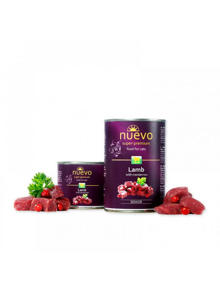 Nuevo Senior Lamb Κονσέρβα Γάτας Με Αρνί Και Κράνμπερι 400gr Nuevo Senior Lamb Κονσέρβα Γάτας Με Αρνί Και Κράνμπερι 400gr