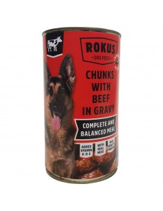 Rokus Κονσέρβα Σκύλου Με Μοσχάρι 1240gr