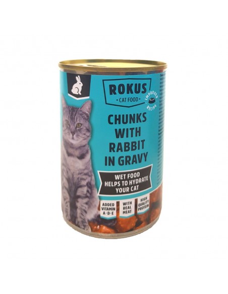Rokus Κονσέρβα Γάτας Με Κουνέλι 415gr Rokus Κονσέρβα Γάτας Με Κουνέλι 415gr