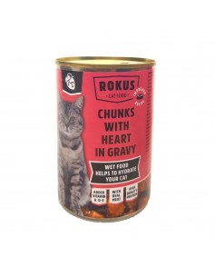 Rokus Κονσέρβα Γάτας Με Καρδιές 415gr