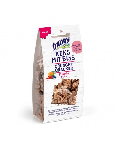 Bunny Crunchy Cracker Λιχουδιές Για Τρωκτικά Με Φρούτα 50gr