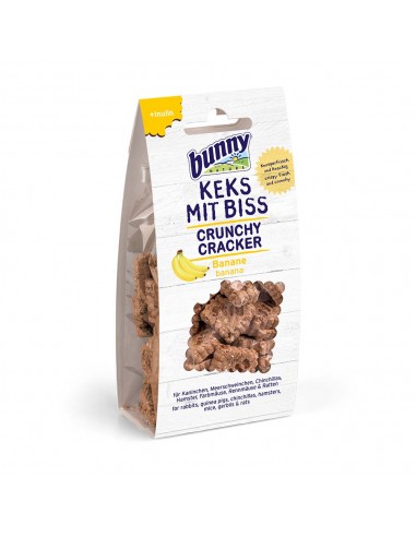 Bunny Crunchy Cracker Λιχουδιές Για Τρωκτικά Με Μπανάνα 50gr