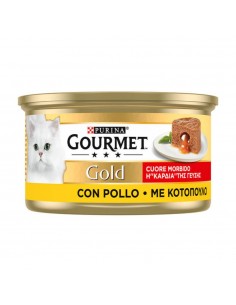 Purina Gourmet Gold "Η Καρδιά Της Γεύσης" Κονσέρβα Γάτας Μους Με Κοτόπουλο 85gr