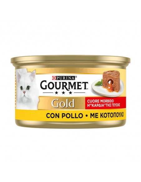 Purina Gourmet Gold "Η Καρδιά Της Γεύσης" Κονσέρβα Γάτας Μους Με Κοτόπουλο 85gr Purina Gourmet Gold "Η Καρδιά Της Γεύσης" Κονσέρβα Γάτας Μους Με Κοτόπουλο 85gr