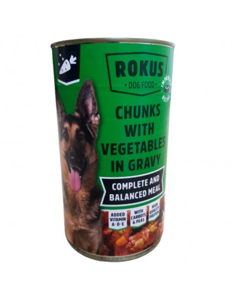 Rokus Κονσέρβα Σκύλου Με Κρέας Και Λαχανικά 1240gr Rokus Κονσέρβα Σκύλου Με Κρέας Και Λαχανικά 1240gr