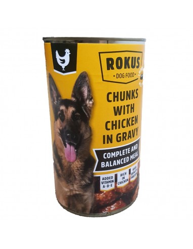 Rokus Κονσέρβα Σκύλου Με Κοτόπουλο 1240gr