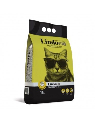 Lindocat Clumping Classic White Άμμος Γάτας 15Lt