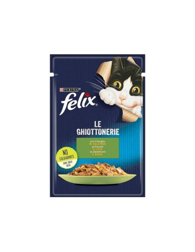 Purina Felix Le Ghiottonerie Φακελάκι Γάτας Με Κουνέλι 85gr