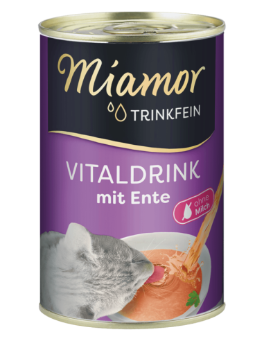 Miamor Trinkfein Vitaldrink Ρόφημα Γάτας Με Πάπια 135ml