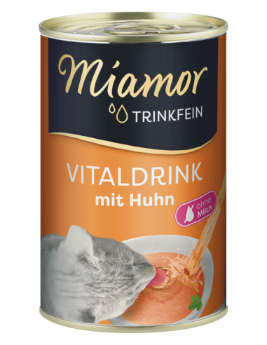 Miamor Trinkfein Vitaldrink Ρόφημα Γάτας Με Κοτόπουλο 135ml