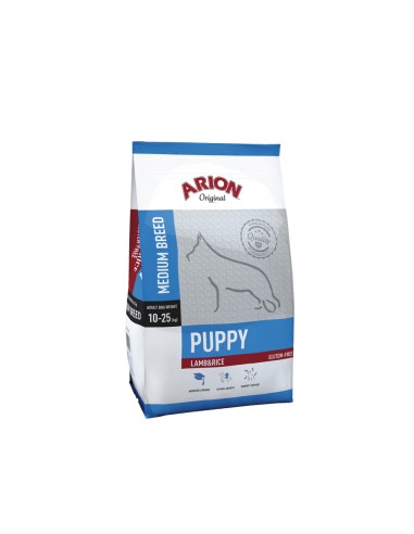 Arion Original Puppy Medium Breed Με Αρνί Και Ρύζι 3kg