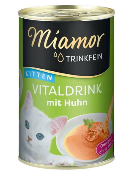Miamor Trinkfein Vitaldrink Ρόφημα Για Γατάκια Με Κοτόπουλο 135ml Miamor Trinkfein Vitaldrink Ρόφημα Για Γατάκια Με Κοτόπουλο 135ml